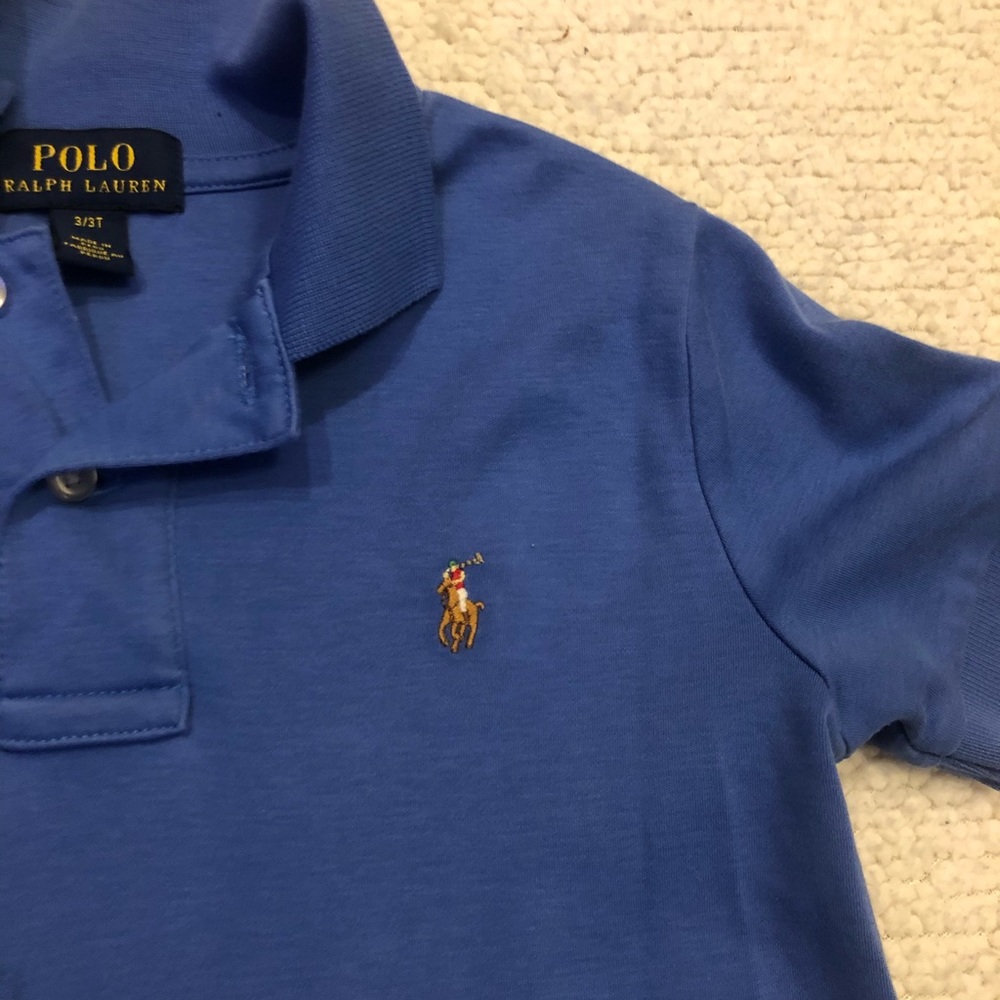 Polo knit pullover 3T